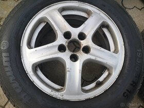 Disky škoda R15 + letné pneumatiky - 4
