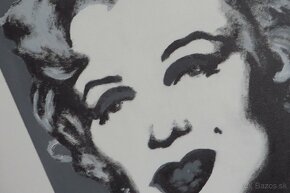 Zaramovany malovany obraz na platne Marilyn Monroe - 4