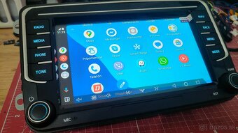 2DIN Autorádio CARPLAY Skoda VW USB+Navi - 4