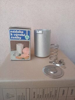 Veci zo skla, retro šunkovar, retro lampička. - 4