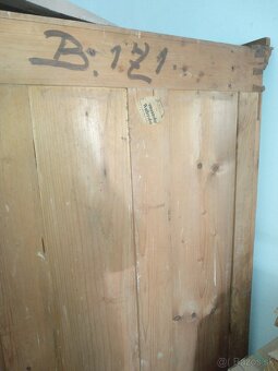 Starožitná skriňa z masivu - 4