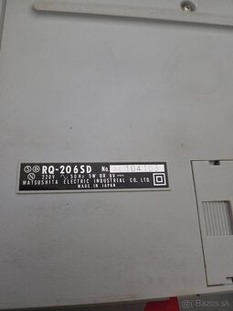 206 prehrávač a nahravac na audio MC kazety pásky retro plne - 4