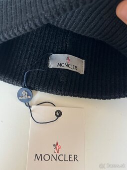 Čierna Moncler čiapka - 4
