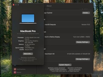 MacBook Pro 13 i5 / 16 GB RAM / 256 GB SSD
- 4