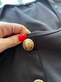 Balmain top s dlhým rukávom - 4