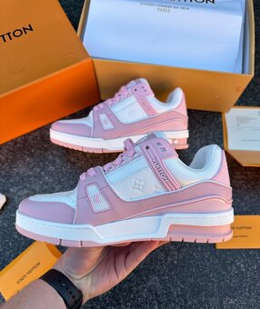 Louis Vuitton tenisky ruzove komplet balenie - 4