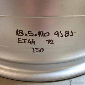 BMW dvojrozmer disky 5x120 R18 9J-8J ET44-ET40 - 4