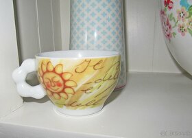 Porcelán - šálka a tanier, Thun - Made in Italy - 4