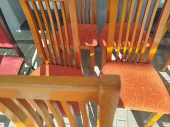 Jedálenské stoličky 5 ks,4 ks predám. - 4