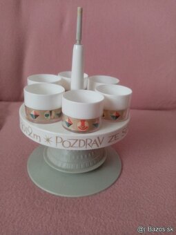 Opletaná fľaša,Ješted poháriky - 4