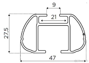 Predám uzamykateľný strešný nosič Sherman Menabo. - 4