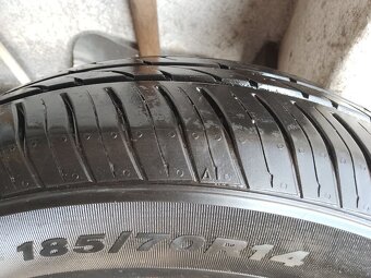 4x letné pneumatiky 185/70 r14 - 4