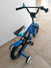 Detský bicykel Kawasaki 12" modrý - 4