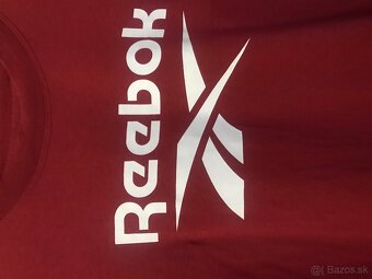 REEBOK originál bordo pánske tricko XL - 4
