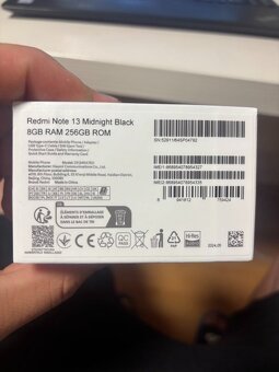 Redmi Note 13 Midnight Black 8GB RAM 256GB ROM - 4