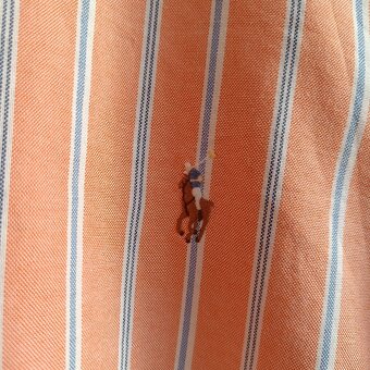 Ralph Lauren elegantná pruhovaná košeľa s dlhým rukávom M - 4