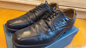 Pánske kožené spoločenské topánky veľ.43 - 4