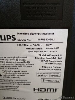 Televizor Philips 49PUS8303/12, PRASKNUTA OBRAZOVKA - 4