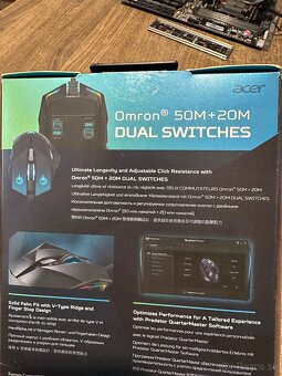 Acer Predator Cestus 500, herná myš, čierna - 4