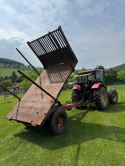 Vyklápacia Vlecka s pohonom za traktor - 4