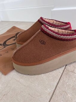 Ugg tazz platform camel čizmy zimné hrubo zateplené - 4