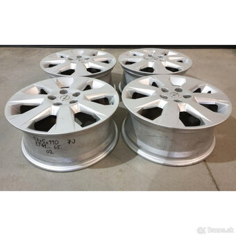 Hliníkové Renault disky 5x110 R17 7J ET41 - 4