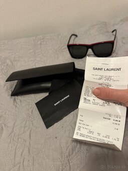 Slnečné okuliare YSL originál + kožené púzdro - 4