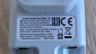 Nabijacka na tužkové batérie Varta 57642 - 4