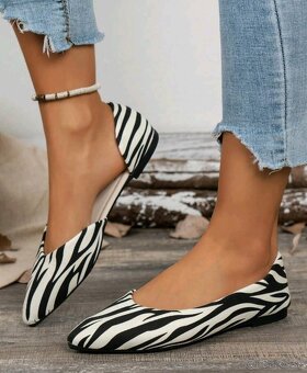 Dámske topánky zebra - 4