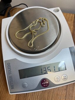 Zlata retiazka vzor Garivaldi alebo Bismark - 4