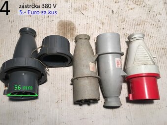 Zásuvky a zástrčky 380 V - 4