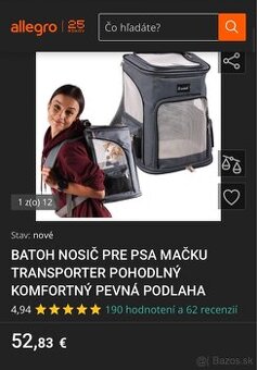 Batoh pre psa - 4