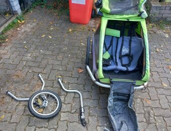 Cyklovozik croozer pre 2 deti - 4