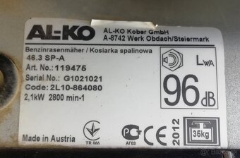 Kosačka AL-KO s pohonom - 4