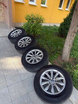elektróny r17 5x112 66,6 original Audi Q5 kompletná sada - 4