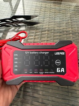 Nabíjačka na autobatérie 6A 12V (nová) - 4