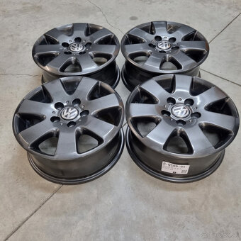 Hliníkové Volkswagen disky 5x120 R16 6,5J ET51 - 4