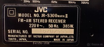Predám vintage receiver JVC JR-S300 mark II - 4