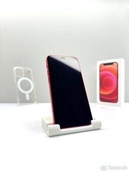 iPhone 12 MINI RED TOP STAV NOVÁ BATÉRIA 100% - 4