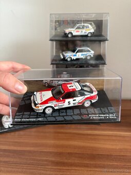 Rally modely v mierke 1:43 - zberateľské - 4