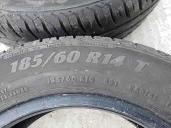 Predám letné pneumatiky Matador 185/60 R14 - 4