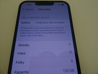 iPhone 13 128GB MIDNIGHT - ZÁRUKA 1 ROK - 100% BATERIA - 4