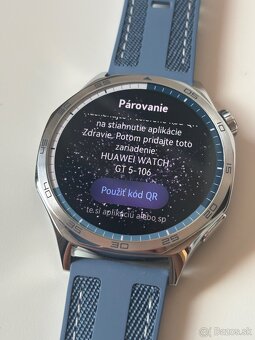Huawei watch GT 5 46mm, modro-strieborné - 4