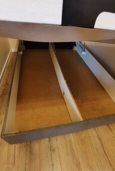 Manželská posteľ 140x200cm s úložným priestorom - 4