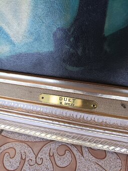 Predám obraz „DUET“ – Antoni Ditlef - 4