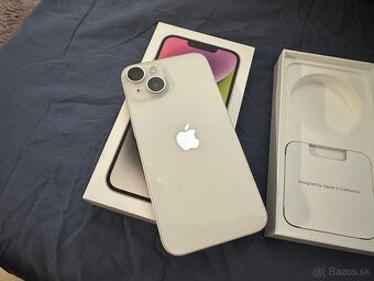 ✅ ako Nový iPhone 14 White 100% Zdravie Batérie TOP STAV - 4