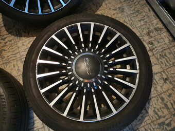 Fiat 500 - originál 16" alu disky s letnými pneu - 4