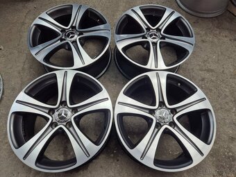 5x112 r17 ET40 x7,5J elektróny originál MERCEDES - 4