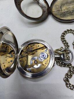 Predám starozitne vreckove hodinky - 4