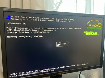 Set Gigabyte X58A-UD7 + Intel i7 + 12GB DDR3 RAM - 4